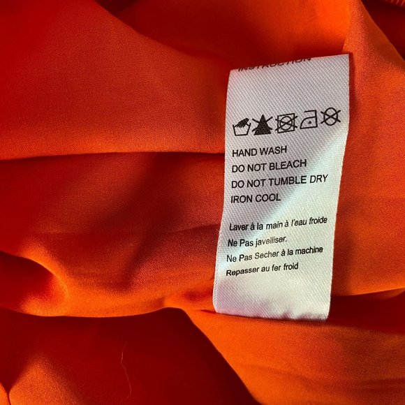 NWT Lucca Coral Short Pleated Short Sleeve Dress M - Picture 7 of 7